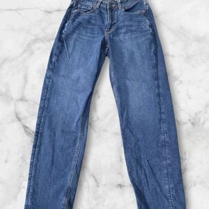 American Eagle Outfitters Blue Denim Stretch High Rise Jeans ( SIZE:4)